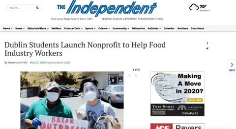The Independent: Dublin Students Launch Nonprofit to Help Food Industry Workers